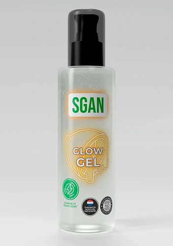 Светящийся в темноте лубрикант SGAN Neon Gel, 110 мл