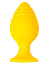 Рельефная анальная пробка Riffle, диам. 2.8 см