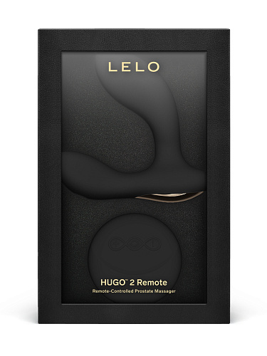 Массажер простаты с&nbsp;дистанционным пультом LELO Hugo 2&nbsp;Remote, черный