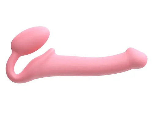 Гибкий страпон Strap-on-me Semi-Realiste BENDABLE ROSE, L