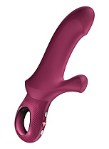 Вибропульсатор-кролик Bi Stronic Curve, бордовый