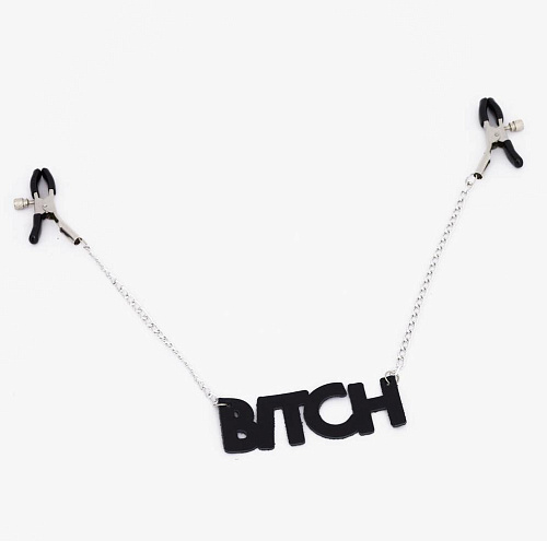 Зажимы на соски Crazy Handmade BITCH
