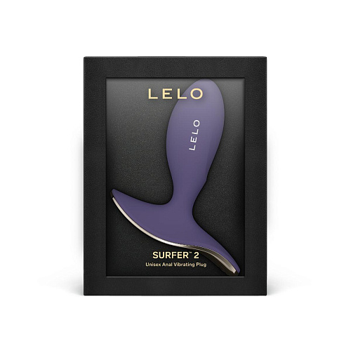 Анальная вибропробка со&nbsp;смарт управлением LELO Surfer&nbsp;2