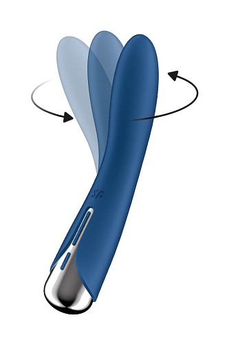 Вибратор для точки G с ротацией Satisfyer Spinning Vibe 1, синий