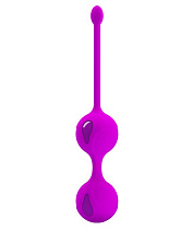 Вагинальные шарики со смещенным центром тяжести Pretty Love Kegel Tighten Up II, фиолетовые
