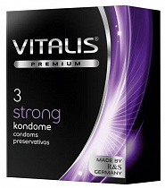 Презервативы повышенной прочности VITALIS Strong 3 шт