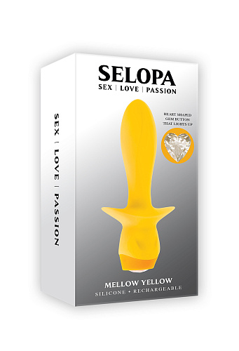 Анальная вибропробка Evolved Mellow Yellow