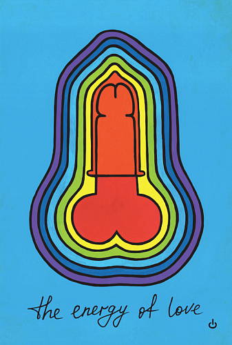 Секс открытка The energy of Love