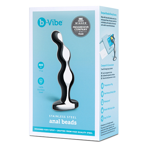 Стальной анальный стимулятор Stainless Steel Anal Beads