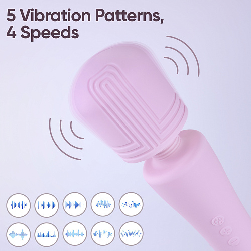 Вибромассажер Selove PulseWand, розовый