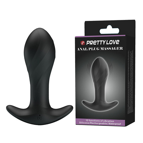 Анальная вибропробка Anal Plug Massager, черная