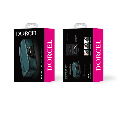 Сумочка для хранения секс-игрушек Dorcel Discreet Box, зеленая