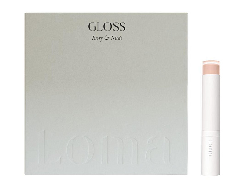 Мини-вибратор Loma Gloss с&nbsp;вращающимся язычком и&nbsp;подогревом, белый