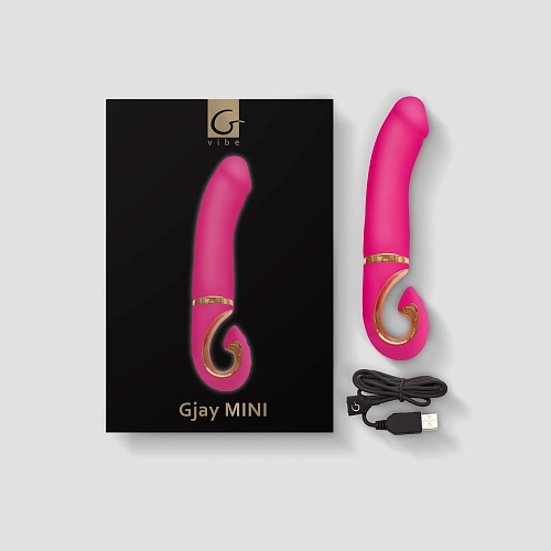 Вибратор для точки G Gvibe Gjay Mini, розовый
