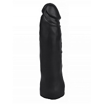 Фаллоимитатор-насадка Джага-Джага №3, черный, 17 см