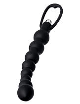 Анальная цепочка с вибрацией A-Toys, 34 см, черная