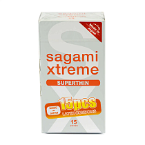 Ультратонкие латексные презервативы Sagami Xtreme, 15 шт