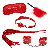 БДСМ-набор из 5 предметов Джага-Джага, красный