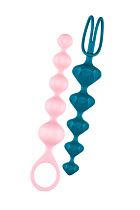 Набор анальных цепочек Satifyer Love Beads разноцветный