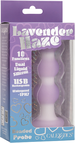 Анальный вибростимулятор Lavender Haze Beaded