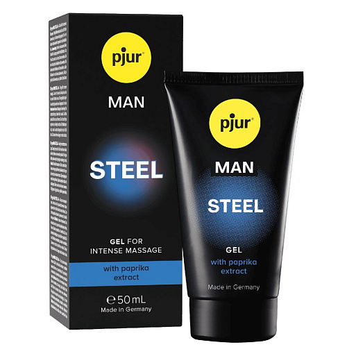 Возбуждающий гель для усиления эрекции Pjur MAN Steel Gel, 50 мл