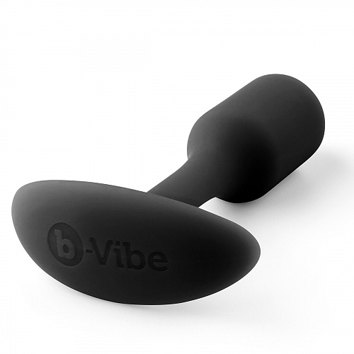 Анальная пробка маленькая b-Vibe Snug Plug 1, черная