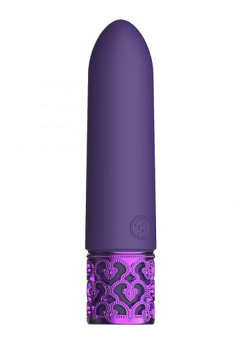 Вибро пуля для клитора Royal Gems Imperial, фиолетовая