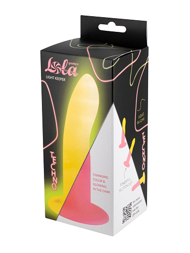 Светящийся дилдо Techno Light Keeper