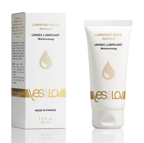 Водный увлажняющий вагинальный лубрикант YESforLOV Unisex Lubricant Moisturising 50 мл