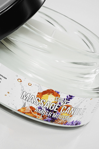 Массажная свеча SGAN Янтарный мусс, 50 мл