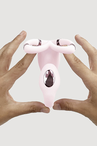 Носимый двойной вибростимулятор Adrien Lastic Venus