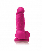 Реалистичный мини-фаллоимитатор на присоске 14 см, розовый NSnovelties Colours Pleasures