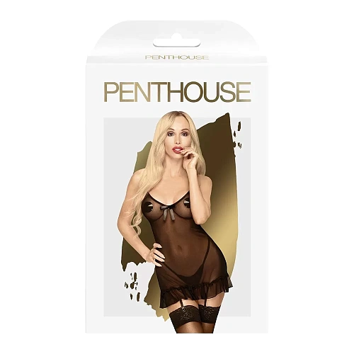 Эротическая сорочка и стринги Penthouse Guilty Icon, M/L