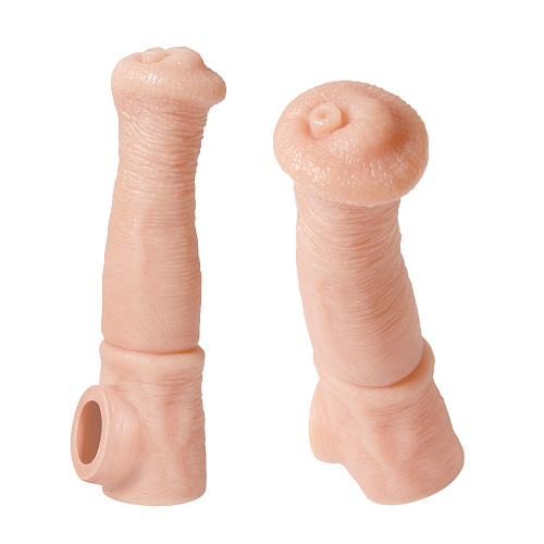 Конская насадка на&nbsp;член Cock Sleeve, размер&nbsp;L