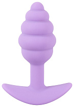 Маленькая рельефная анальная пробка для ношения Orion Cuties Mini Butt Plug, фиолетовая