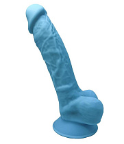 Реалистичный фаллоимитатор Adrien Lastic SileXD Model 1, голубой