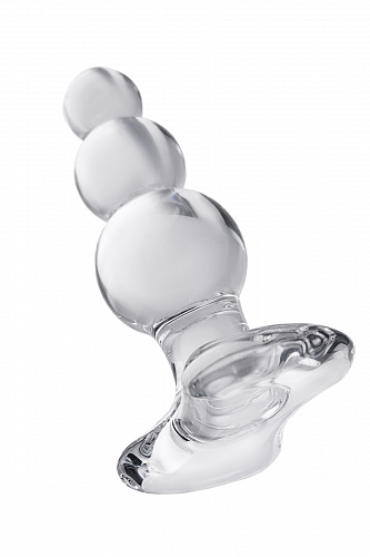 Стеклянная анальная елочка Sexus Glas, диам. 3.5 см