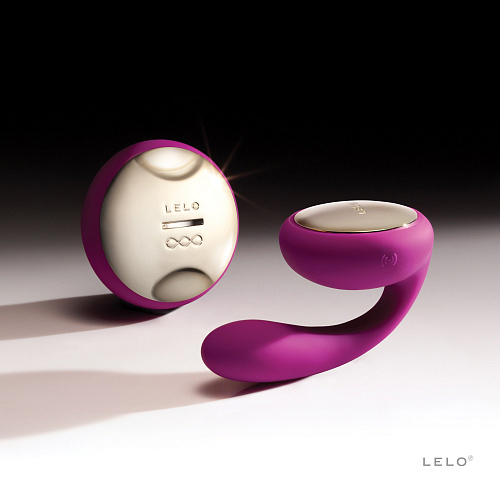 Вибратор для пар с ротацией и ДУ LELO Ida, фиолетовый