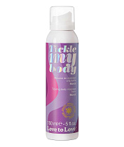 Хрустящая массажная пенка Love to Love Tickle My Body Моной, 150 мл