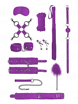 БДСМ-набор Ouch! Intermediate Bondage Kit, фиолетовый