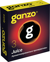 Ароматизированные презервативы Ganzo Juice, 3 шт