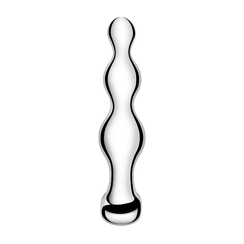 Стальной анальный стимулятор Stainless Steel Anal Beads