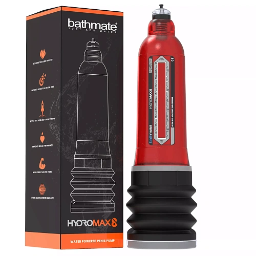 Гидропомпа Bathmate Hydromax 8, красная