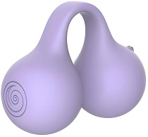 Клиторальный вибратор SVibe Twinn с ДУ, лиловый