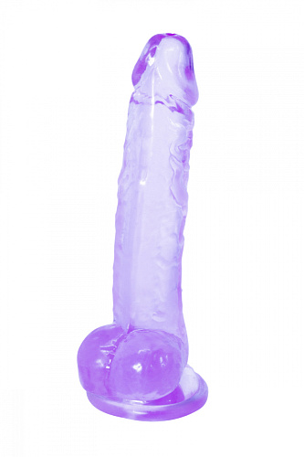 Прозрачный дилдо на присоске Intergalactic Rocket, 19 см, фиолетовый