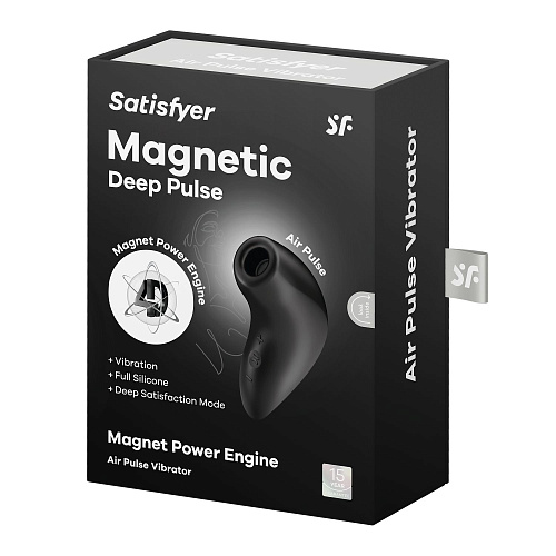 Стимулятор Satisfyer Magnetic Deep Pulse, черный