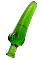Стеклянный фаллоимитатор для точки G Sexus Glass Перчик, 13.5 см