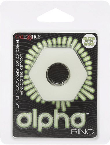 Светящееся в темноте эрекционное кольцо CalExotics Alpha Sexagon