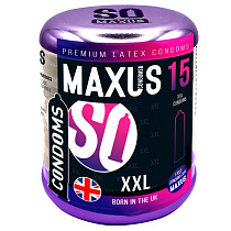 Презервативы увеличенного размера Maxus SO XXL, 15 шт