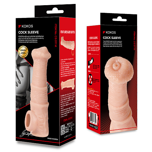 Конская насадка на&nbsp;член Cock Sleeve, размер&nbsp;M